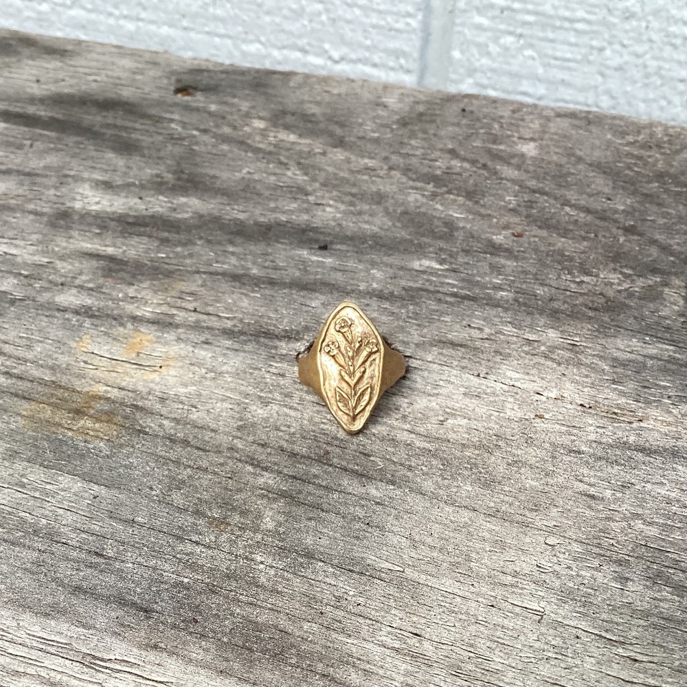 Catori Life bronze RING flowers